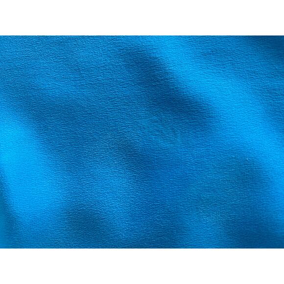 Shomi by Miller Shor 100% Silk Blue Sheath Dress Lined Short Sleeve Size 14 NWT - Picture 6 of 9